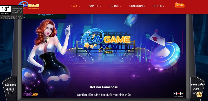 Kho game tại cổng game bài uy tín Ongame