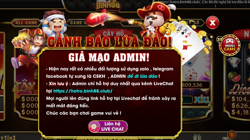 Hình ảnh và âm thanh cực đặc sắc tại cổng game bài Binh88