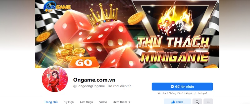 Cộng đồng Ongame cực rộng lớn