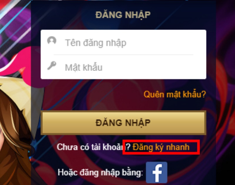 Đăng ký tài khoản cổng game uy tín hấp dẫn Ongame