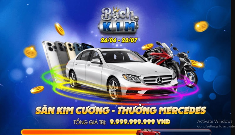 Chương trình ưu đãi với giá trị phần thưởng khổng lồ