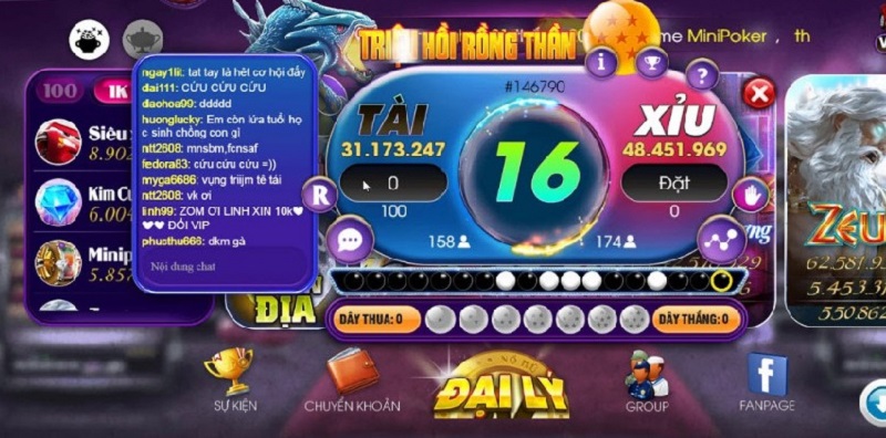 Các tựa minigame hot nhất thị trường cũng tập trung tại đây