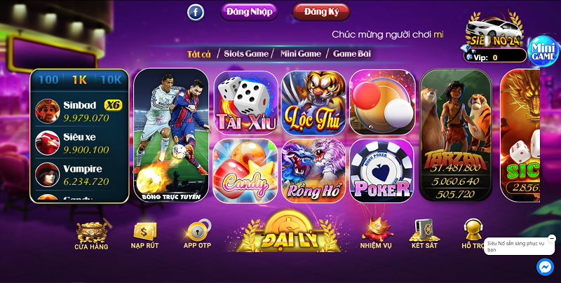 Game huno club luôn cập nhật nhiều game mới