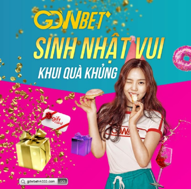 Nhận quà vào dịp sinh nhật khi chơi game bắn cá GDWBET