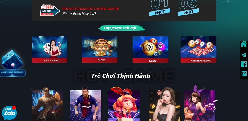 Kho game nổi bật tại nhà cái cá cược Vkgame