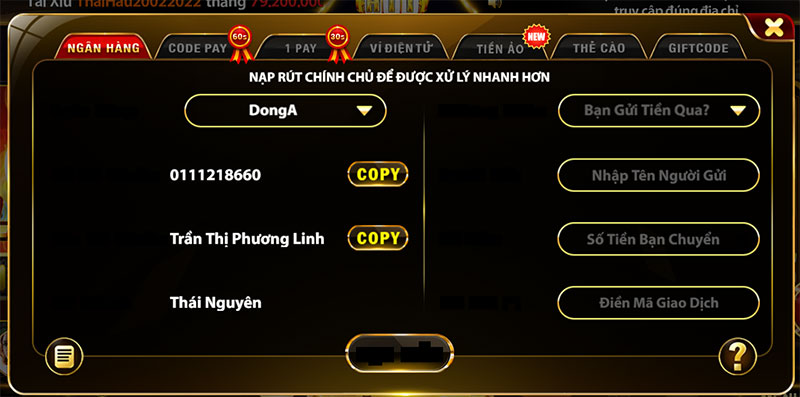 Nạp tiền Hit Club