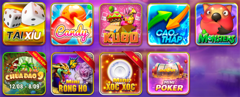 Các minigame sẽ không khiến quý cược thủ thất vọng